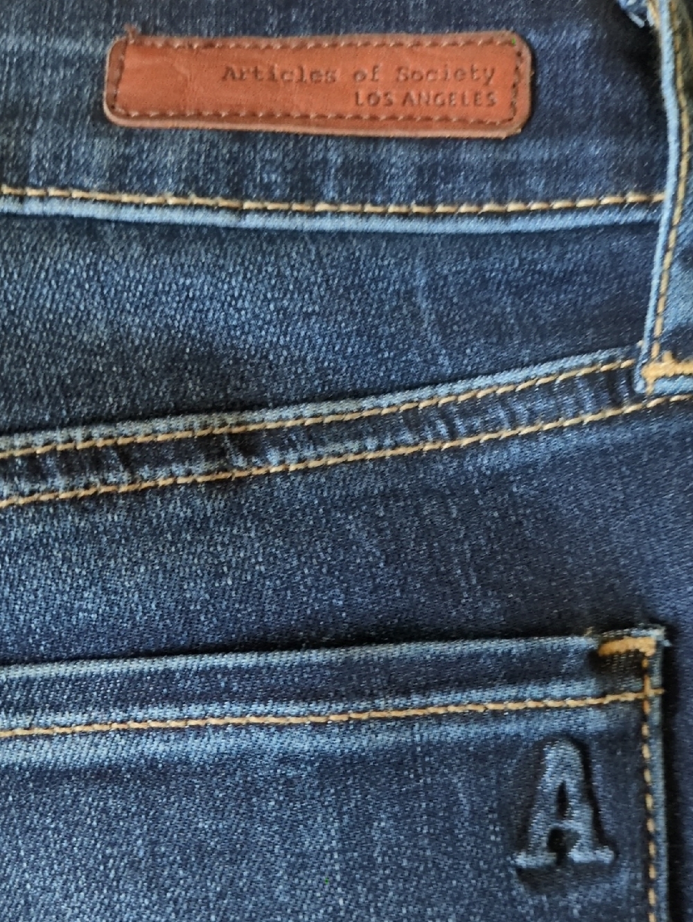 Articles Of Society Dark Indigo Skinny Jeans - Picture 4 of 9